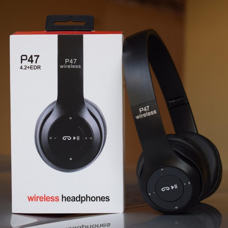 P47 Wireless Bluetooth Foldable Headset With Microphone FOR All cell phones and laptop use