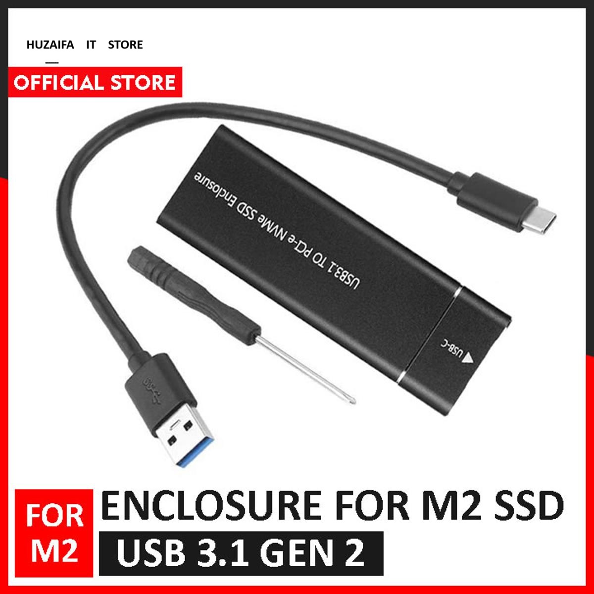 M2 Ssd Enclosure Usb 3.1 Gen 2 (10 Gbps) EXTERNAL CASE TYPE C