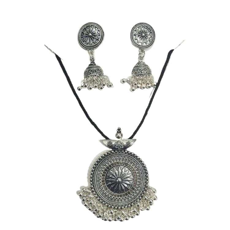 Stylish Afghan Pendant Sets with Matching Earrings for Women of All Ages