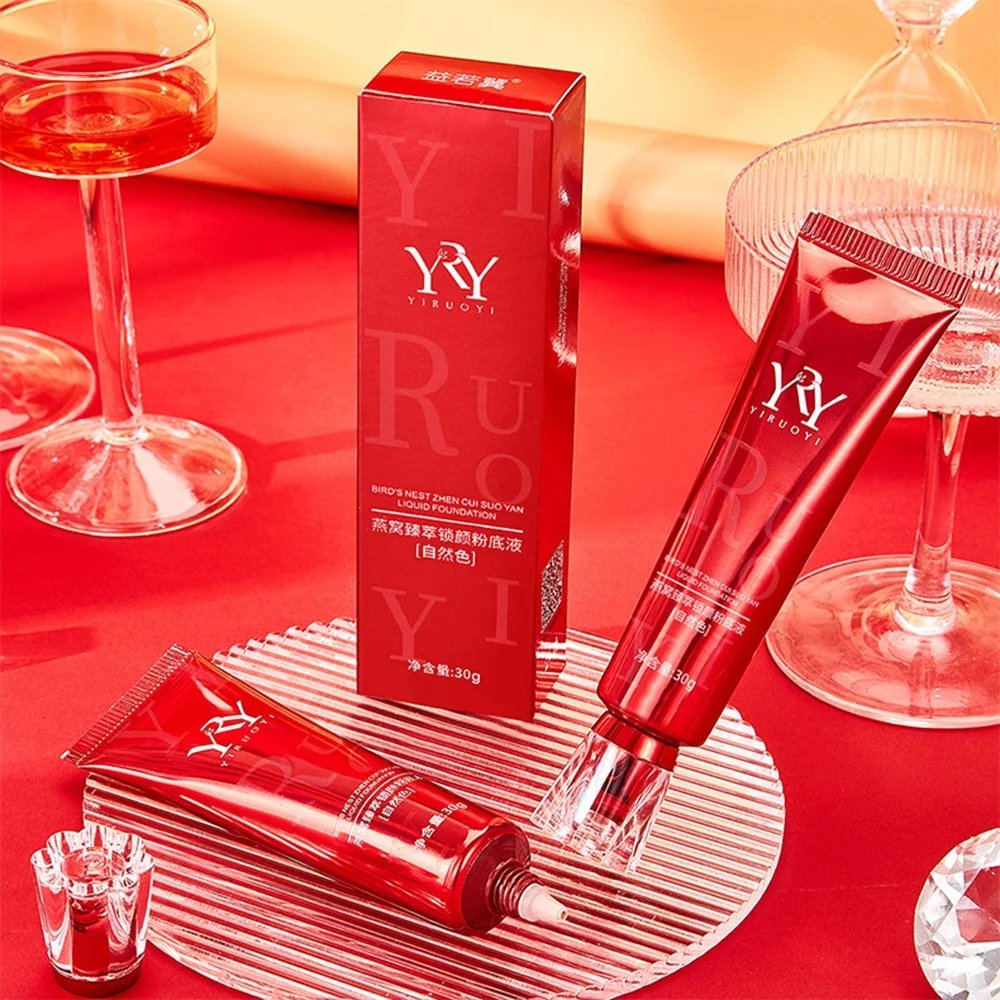YRY Liquid Foundation - Oil-control Waterproof Hydrating Makeup Base Cream