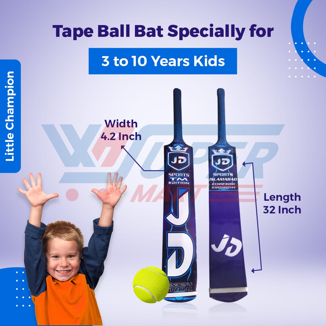 Cricket bat for 3 to 10 year kids with 32 inch length ( wooden)