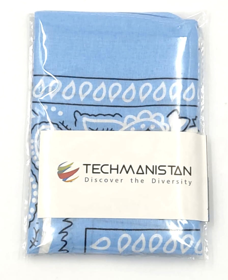 Techmanistan Trending Paisley Bandana Scarf, Bandana for Girls, Bandana for Men Head