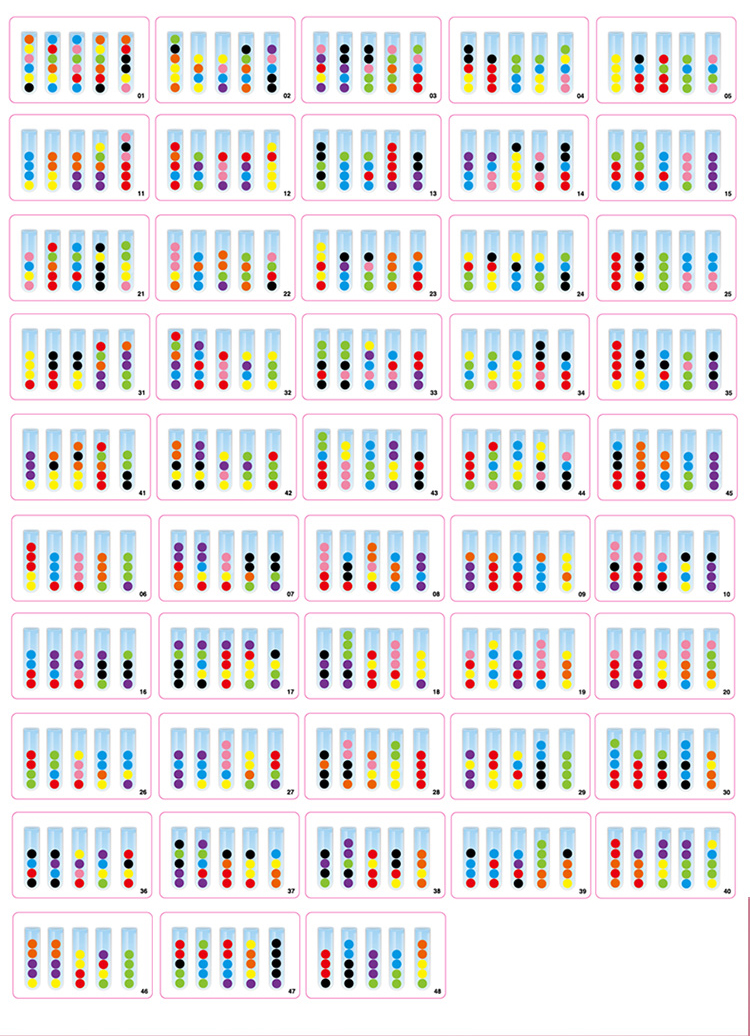 Clip Beads Test Tube Toys For Children Logic Concentration Fine Motor Training Game Montessori Teaching Aids Educational Toy