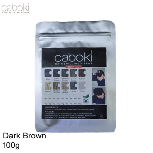 Caboki Hair Fibers Refill Dark Brown 100g