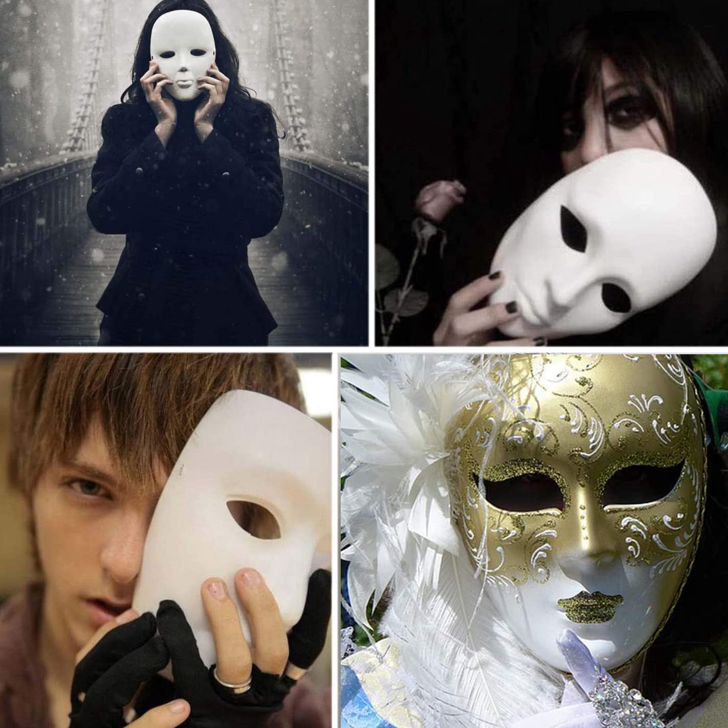 White Halloween Mask | atelier-yuwa.ciao.jp