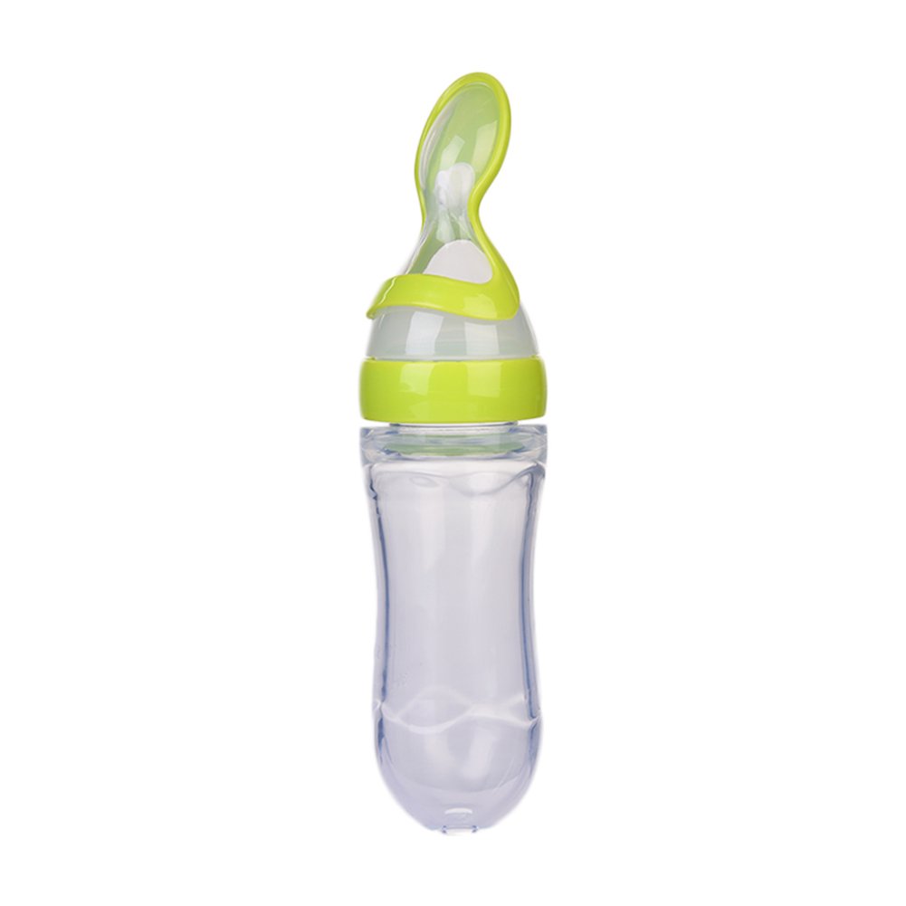 feeding bottle with spoon for babies
