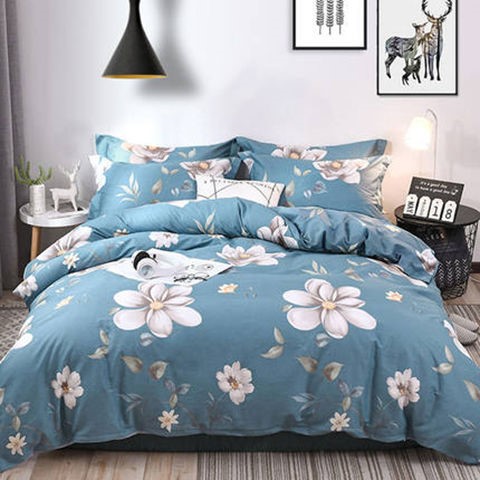 [Special four-piece skin-friendly quilt cover] quilt cover single-piece ...