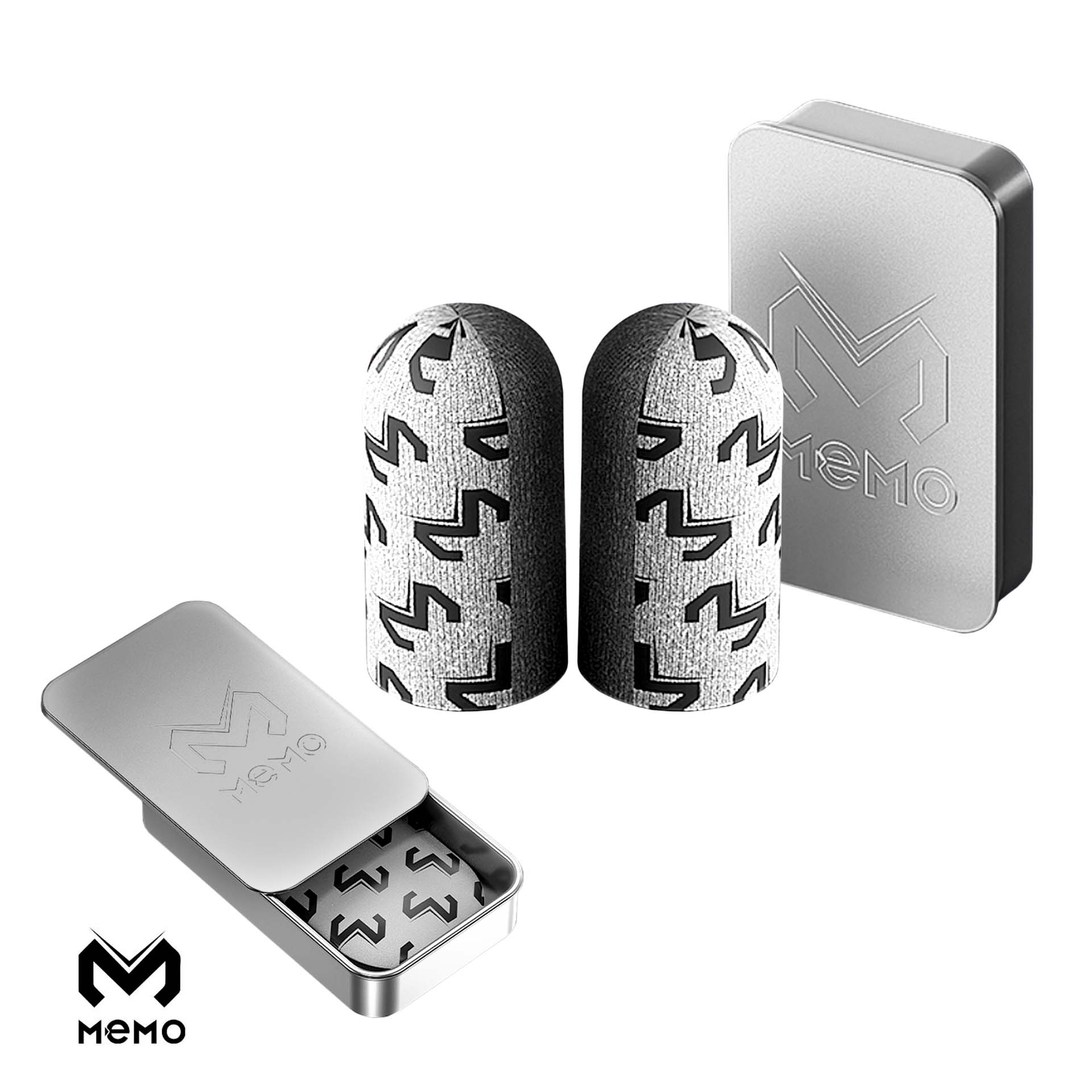 MEMO Premium Thumb Grip Caps for Mobile Gaming | Original High Quality Finger Sleeves | Anti-Sweat & Anti-Slip Touch Control | PUBG, Free Fire, COD Mobile Gaming Thumb Covers (1 Pair)