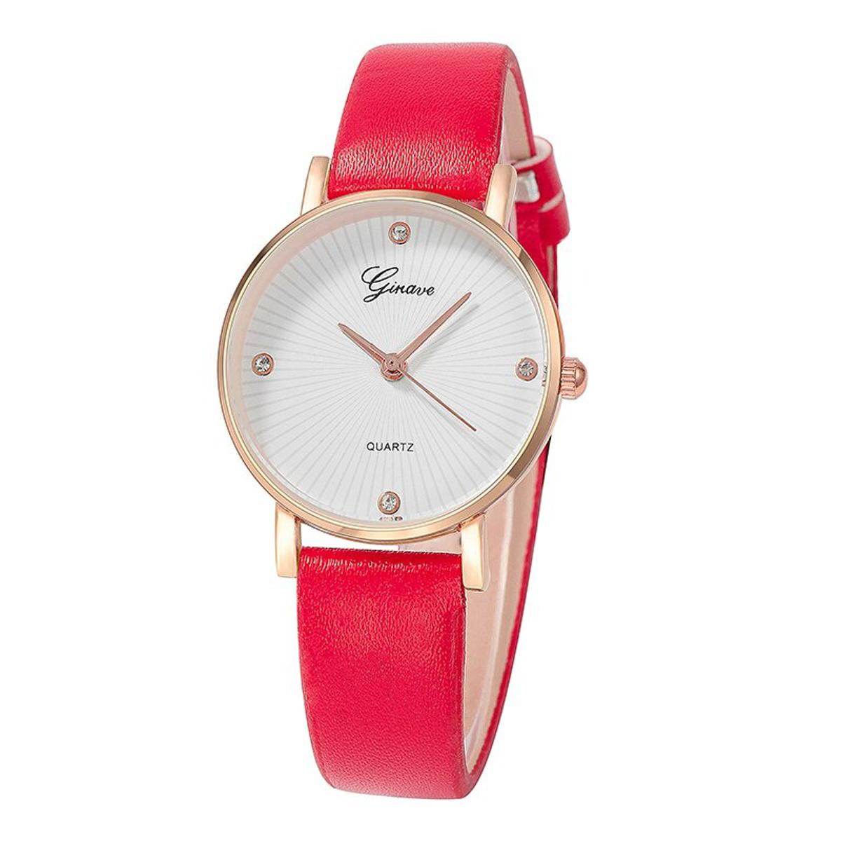 2022 New Watch Women Fashion Casual Leather Belt Bracelet Watches Simple Ladies Quartz Clock Dress Wristwatches for Women & Girls