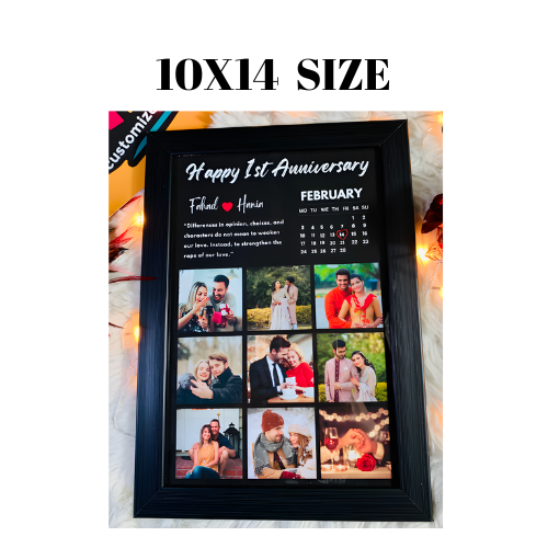Anniversary frame for friends family and Parents, customize photo frame for some one special, birthday gift-Customize gift-Anniversary gift
