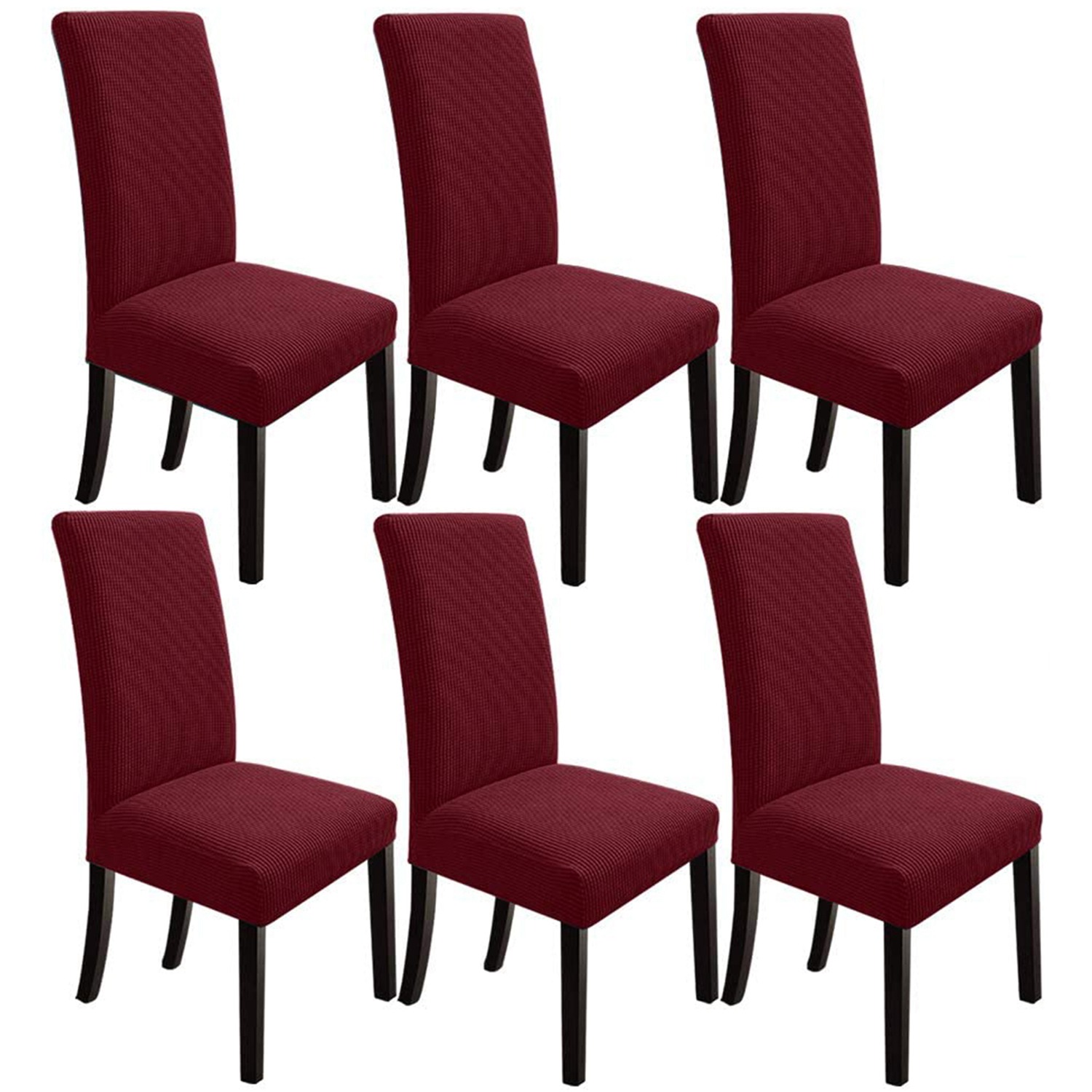 Dining Chair Covers Dining Room Chair Slipcovers Chair Slipcover Chair Covers For Dining Room Set Of 6 Red Buy Online At Best Prices In Pakistan Darazpk