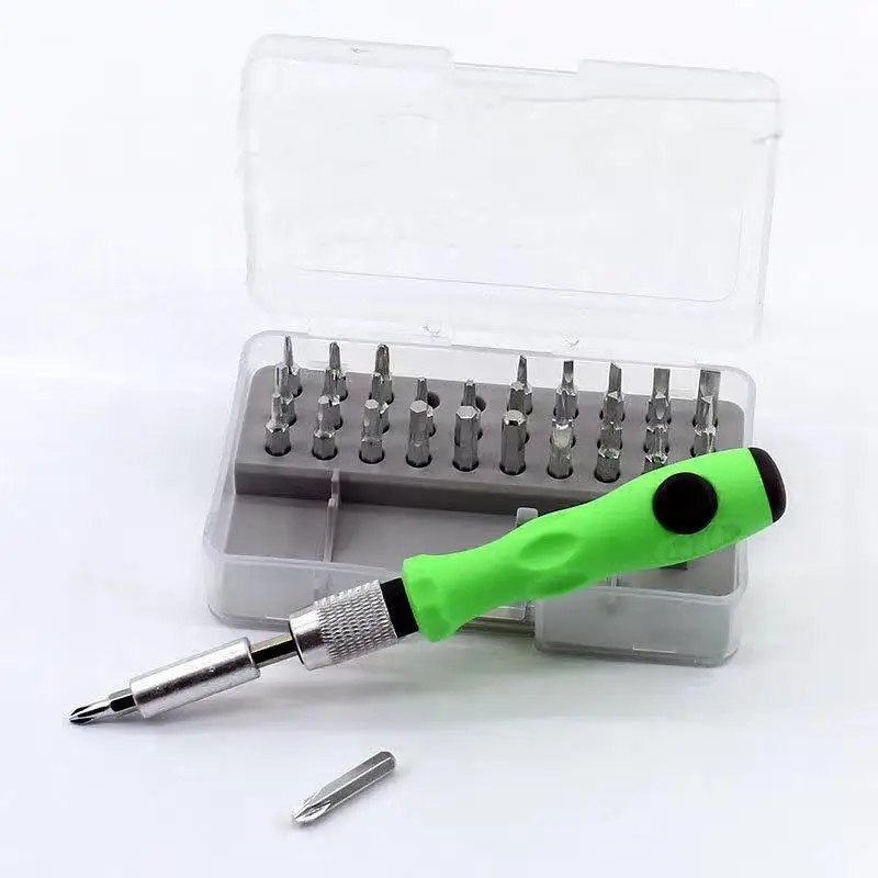 Precision Handle Screwdriver Set Magnetic Mobile Phone Repair Kit Tools 31 in 1