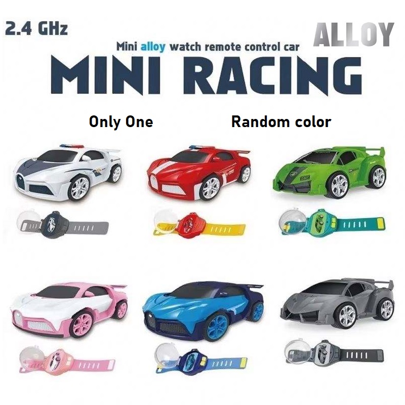 Mini USB Rechargeable RC Toy Car with Wristband Controller 2.4GHz for Kids 8-11 Years Remote Control Watch Car Unisex
