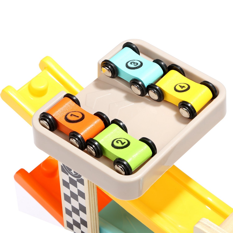 Car Ramp Race Track Toy Toddler Car Playset Replacement Gliding Ramp Racing Model Car Toy Set For Kids