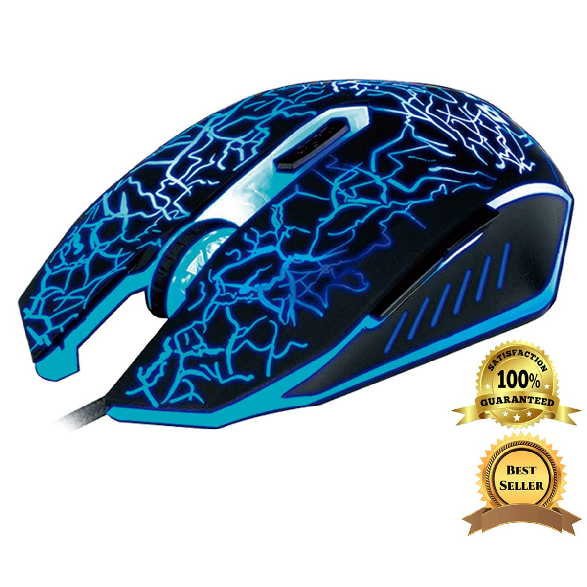 A70 Dragon Advance Gaming Optical Rgb Mouse with Coloured Lighting Effect USB Wired LED Backlit Illuminated 6 Buttons