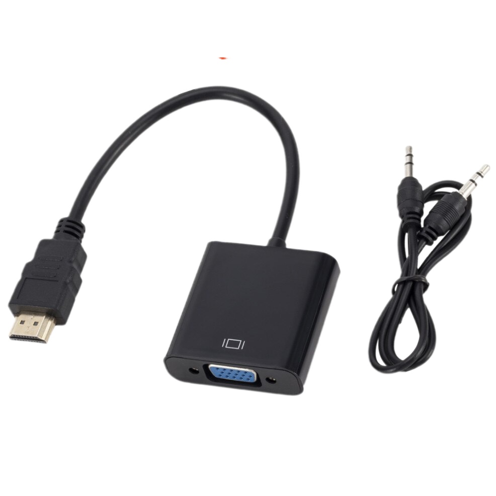 HDMI to VGA Converter HDMI to VGA Adapter With Audio Function And AUX Cable