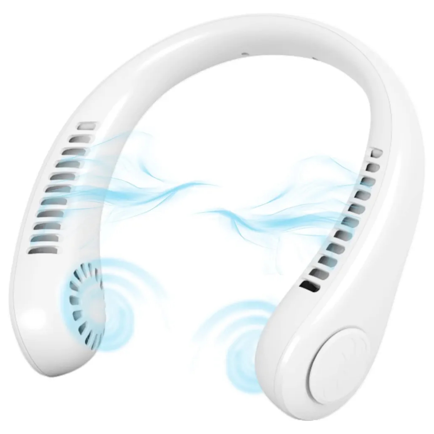 Wearable Neck Fan With RGB Lights And Folding Handheld Design, USB Rechargeable Portable Mini Fan For Kitchen, Cooking, Travel And Outdoor Use