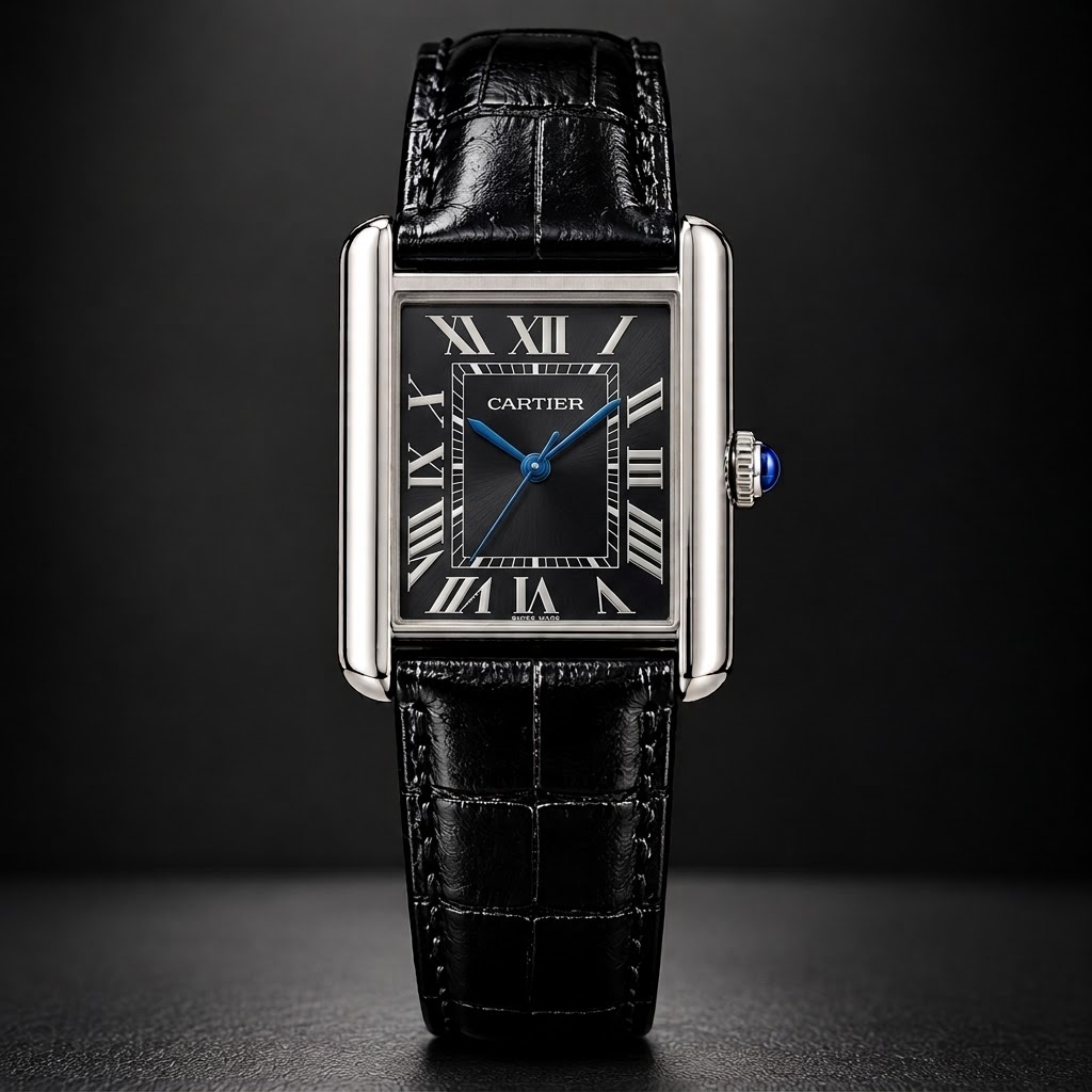 TANK Watch OLD MONEY Top Trending Watch for Men Boys - Premium Look Tank Watch with Leather Strap
