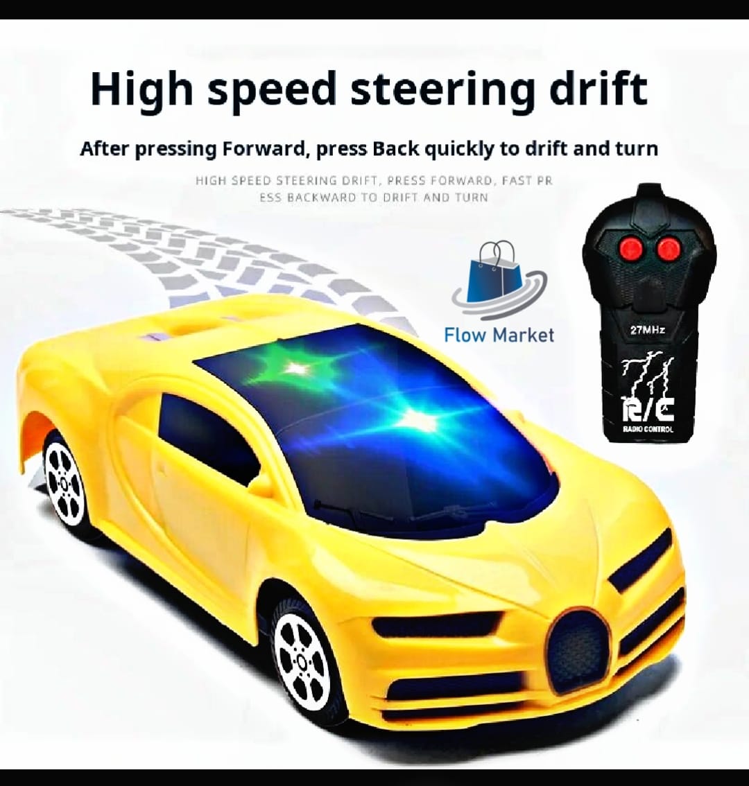 Simulation Remote Control Car Random Color Model Electric 2-way Rc Sports Car Toy For Boys Girls Birthday Gifts Random Color, Toys For Kids