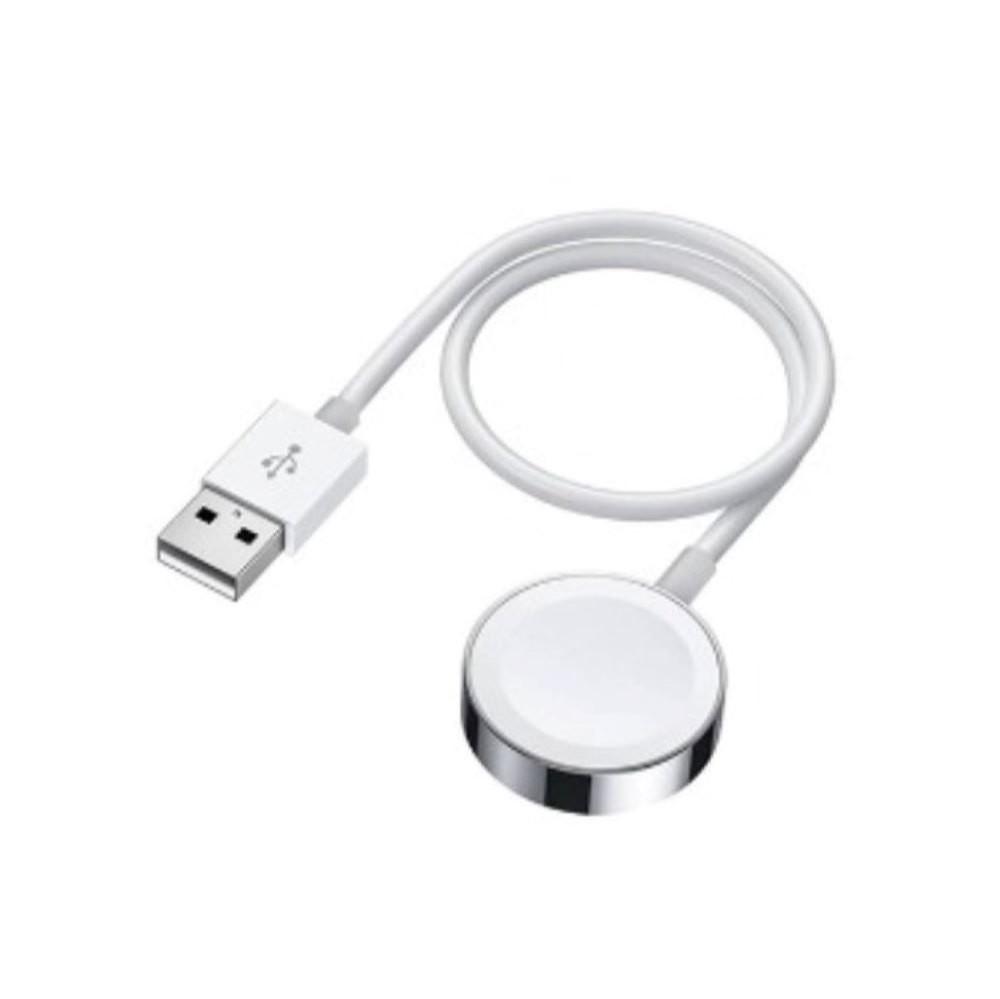 USB-A Fast Charger Magnetic Wireless 5W For Watch - White
