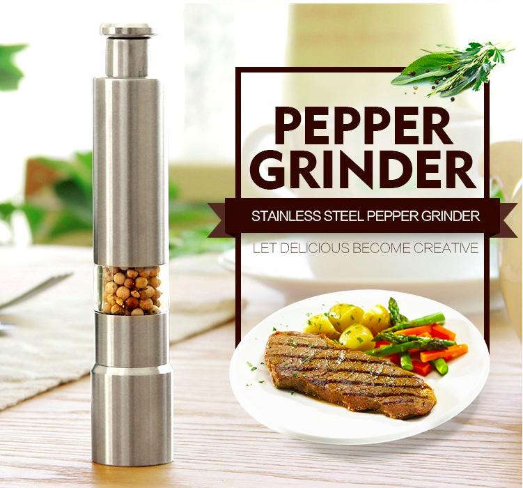 one piece salt and pepper grinder