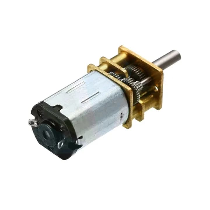 N20 DC 3V–6V Micro Metal Gear Motor – High Torque, Low Noise, Durable Mini Gearbox for Robotics, DIY, and Electronics Projects