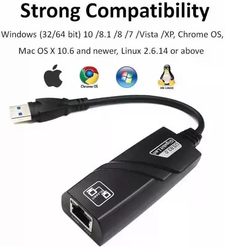 USB LAN 3.0 GIGABIT ETHERNET CONNECTOR ,USB TO LAN CARD 3.0 ADAPTOR CABLE