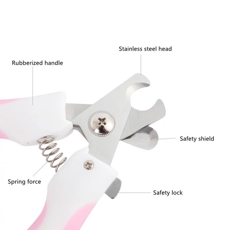 Pet Medium Nail Cutter ( Pink ) With Filer