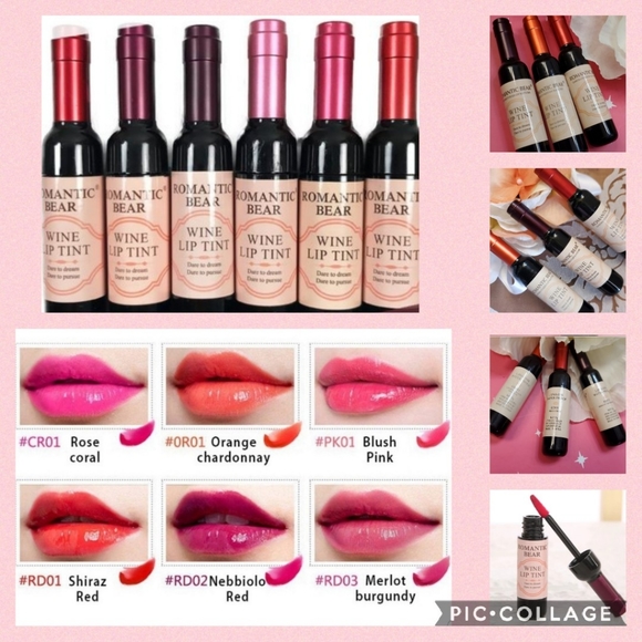 Wine Lip And Cheek Tint Dual-Use Makeup Product