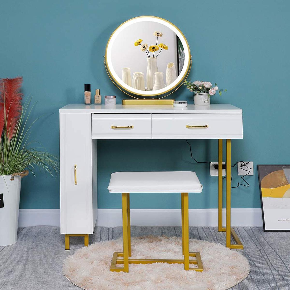 Table on sale for mirror