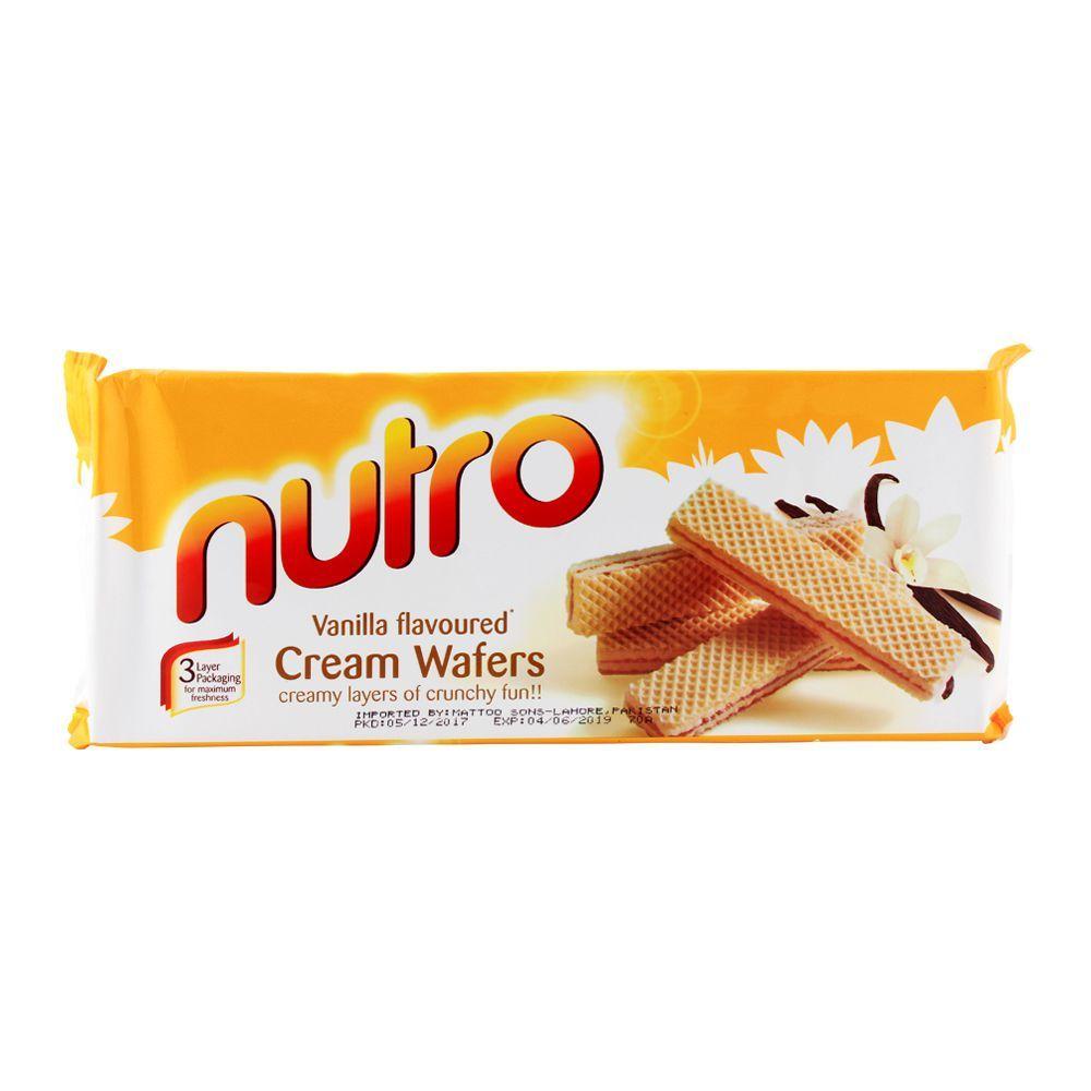 Nutro Vanilla Flavoured Cream Wafers 150g (grams) Big Size Packet (3 Layers Of Yummy Cream)