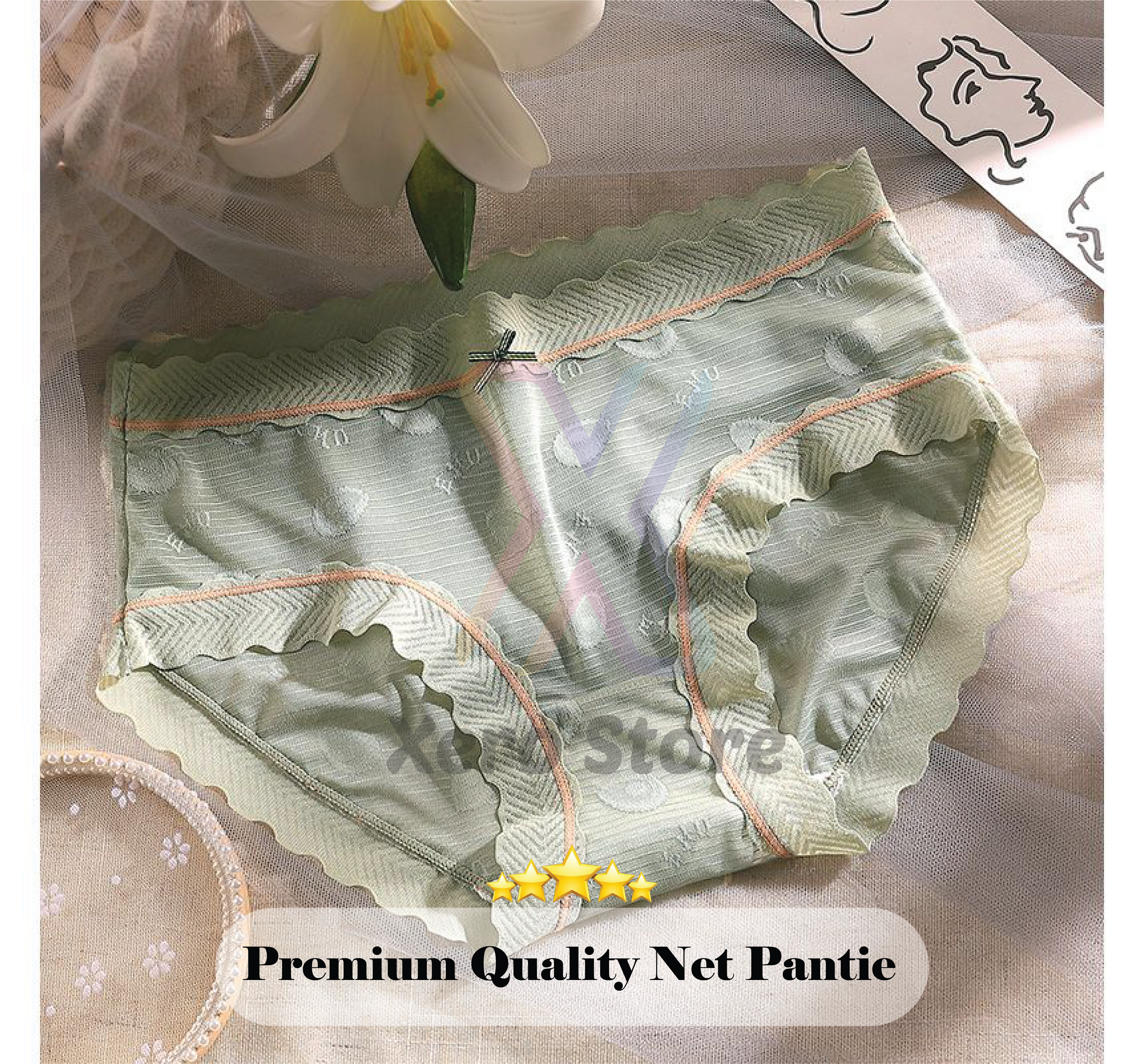 Premium Quality New Style Soft Net Underwear for Girls & Women