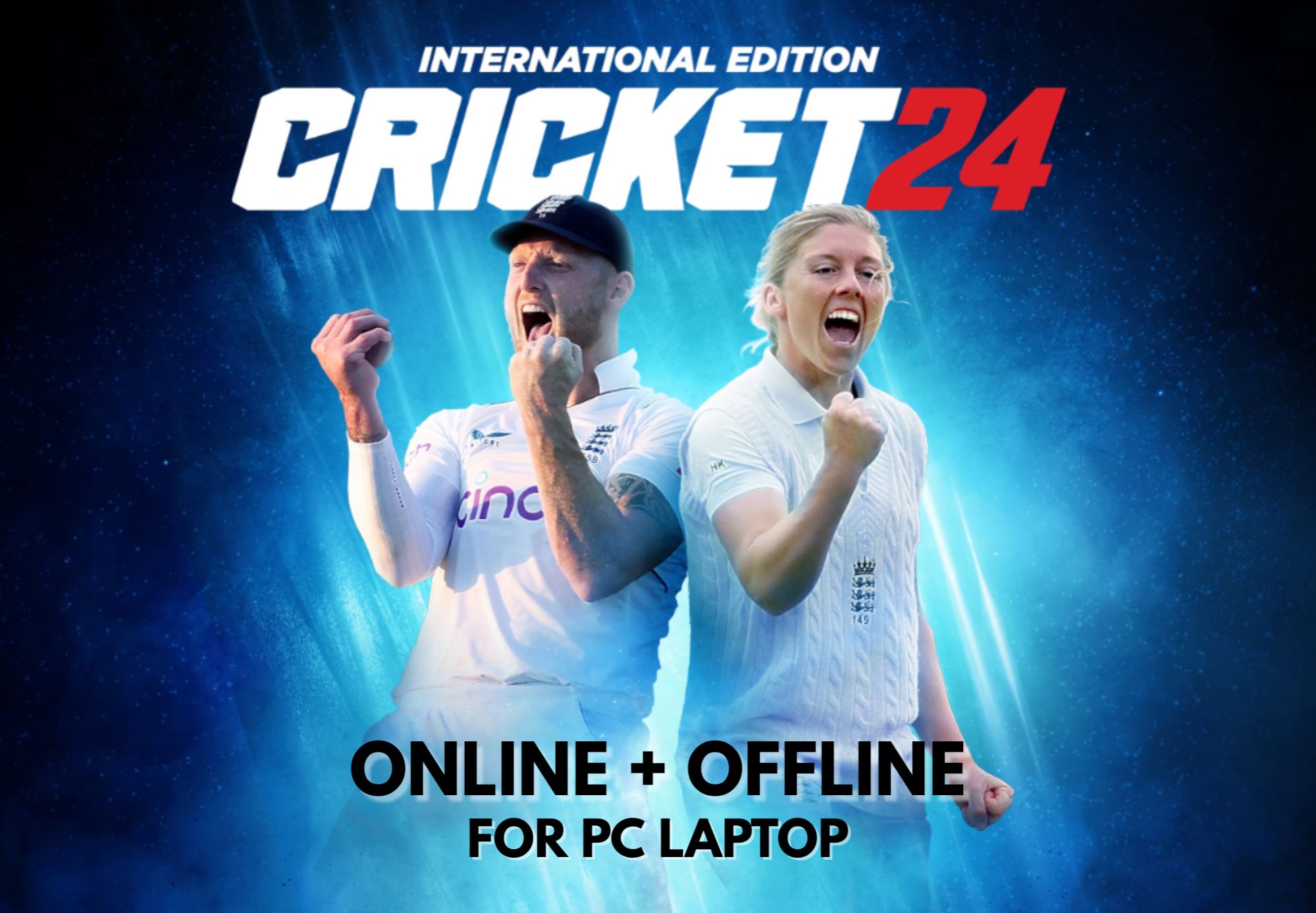 Cricket 24 for PC Laptop ONLINE + OFFLINE Multiplayer with Community LIFETIME ACCESS