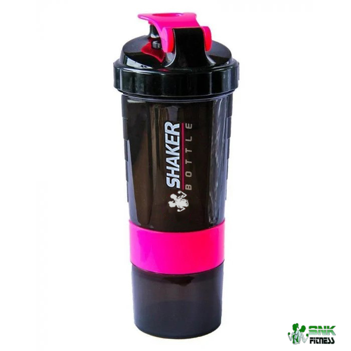 (SNK FITNESS) BOTTLE PROTEIN & MULTI PURPOSE SHAKER WITH 2GO SOLUTION Strauss Shaker Bottle 500ml