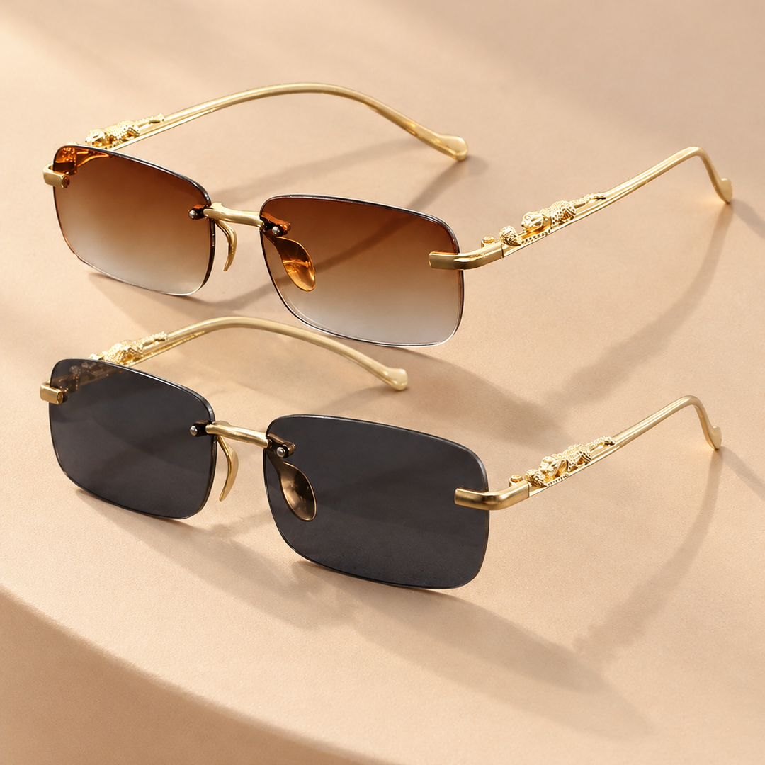 Bestwear.pk New Trendy Stylish Fashionable Metal Frame Hexagonal Sunglasses For Women Men - Retro Geometric Gradient Lens UV Protection Sun Glasses For Girls Men Boys - Metal Frame Octagon Sunglasses For Men Boys