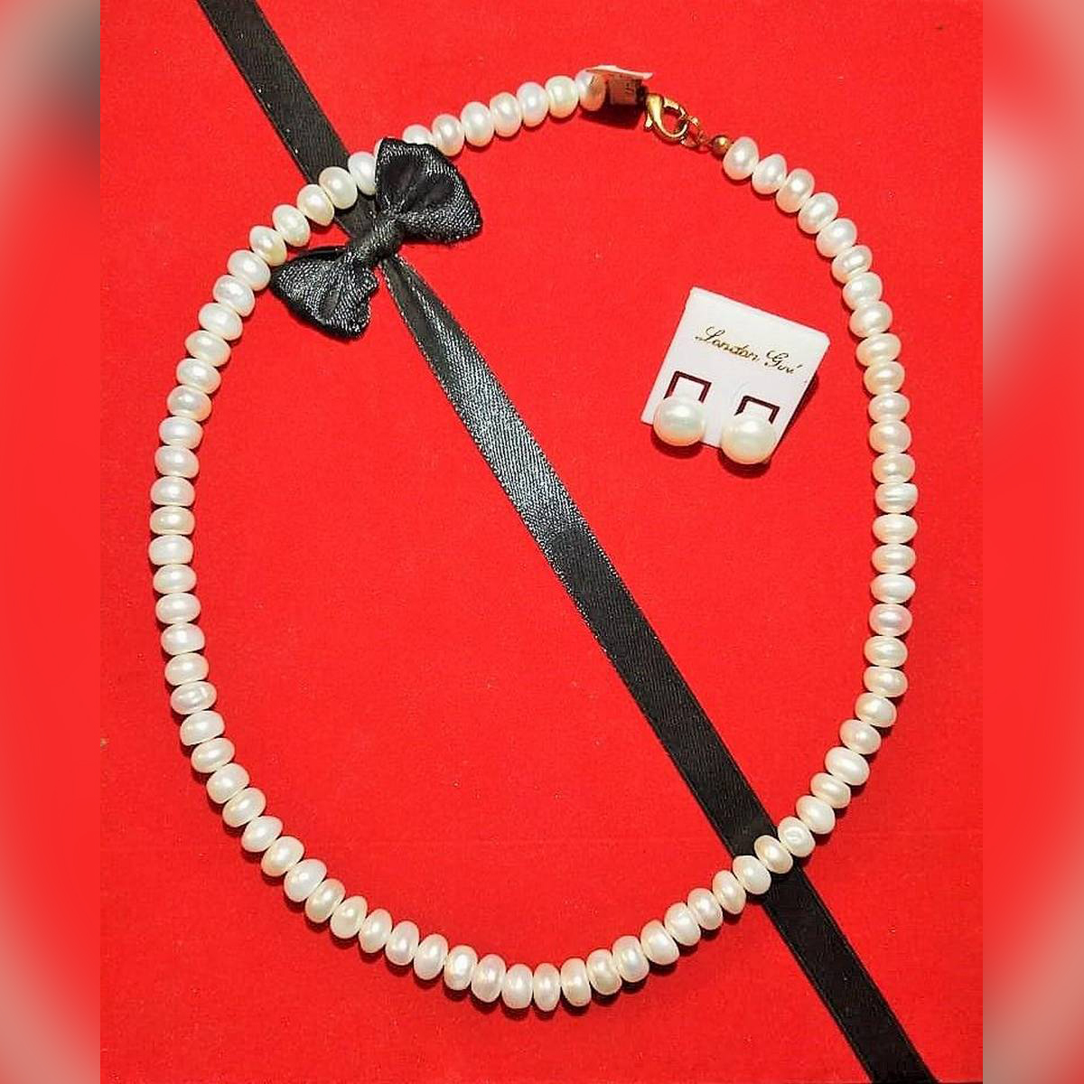 Real Pearl Necklace Set: Buy Online at 