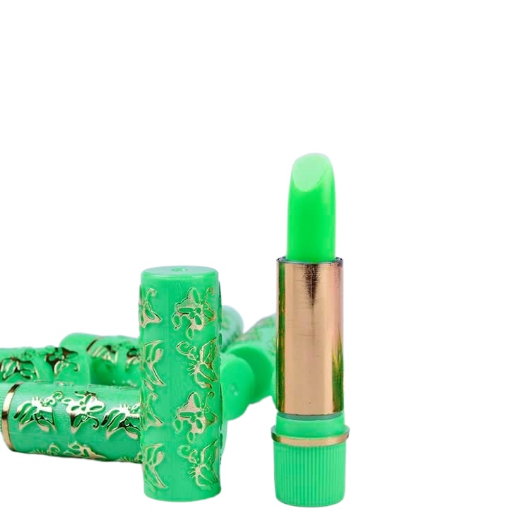 Magic Lipstick - Natural Lip Color Green Lipstick - Color change with Temperature
