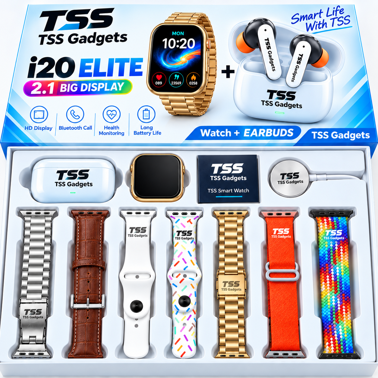 GT7 Pro Smartwatch 2026 Edition - Bluetooth Calling Watch with High Resolution HD Display & Full Metal Body - Professional Sports Activity Tracker, Heart Rate & SpO2 Oxygen Sensor - Music Control & Voice Assistant Fashionable Fitness Smart Band
