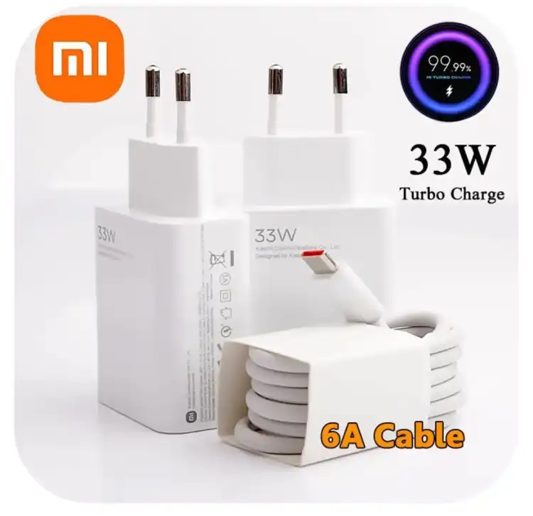 Original 33W Turbo Charger For Xiaomi & Redmi | Quick Charge with USB-A QC 3.0 Support | Universal Fast Wall Adapter + Cable For Smartphones, Tablets And Gadgets | Fast Charger For Poco X3 NFC F2 Pro Mi 10t 5g Redmi K40 K30 Note 9 10 11 Pad 5