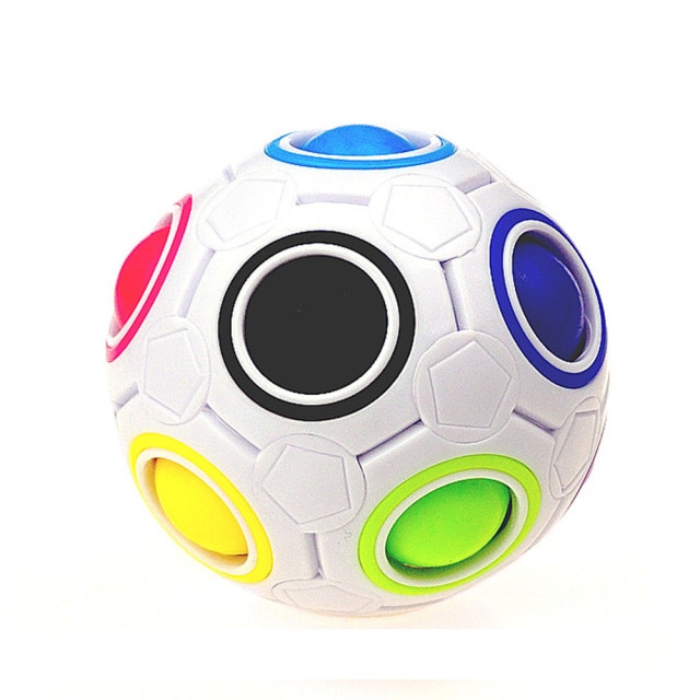 Rainbow Ball Puzzles Spheric Magic Cube Toy Adult Kids Plastic Creative Football Learning Fidget Toys S For Children Buy Online At Best Prices In Pakistan Daraz Pk