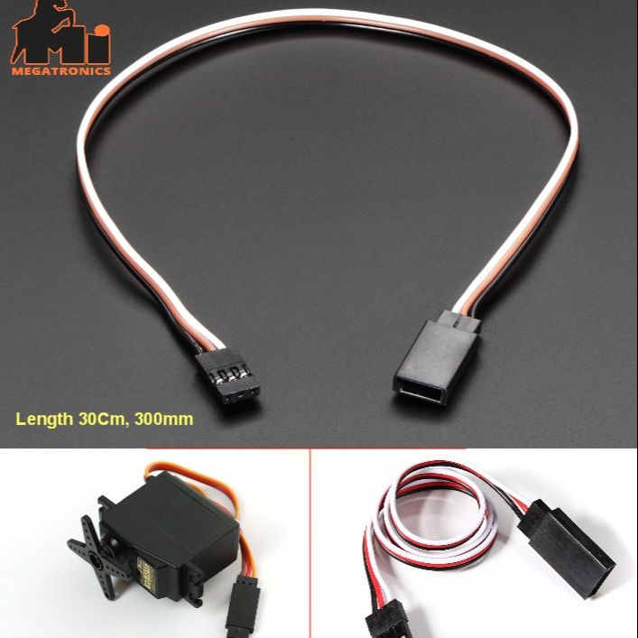 2pcs 30cm ESC Servo Extension Wire lead Cable