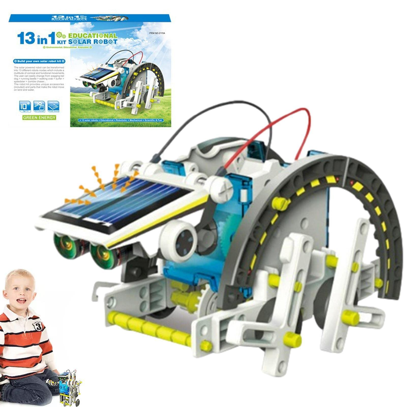 13 in1 Solar Kit Robot DIY Kit Solar Energy for kids