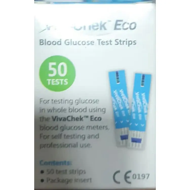 AUVON IQARE DSW Drawin Blood Glucose Test Strips For Use, 45 OFF