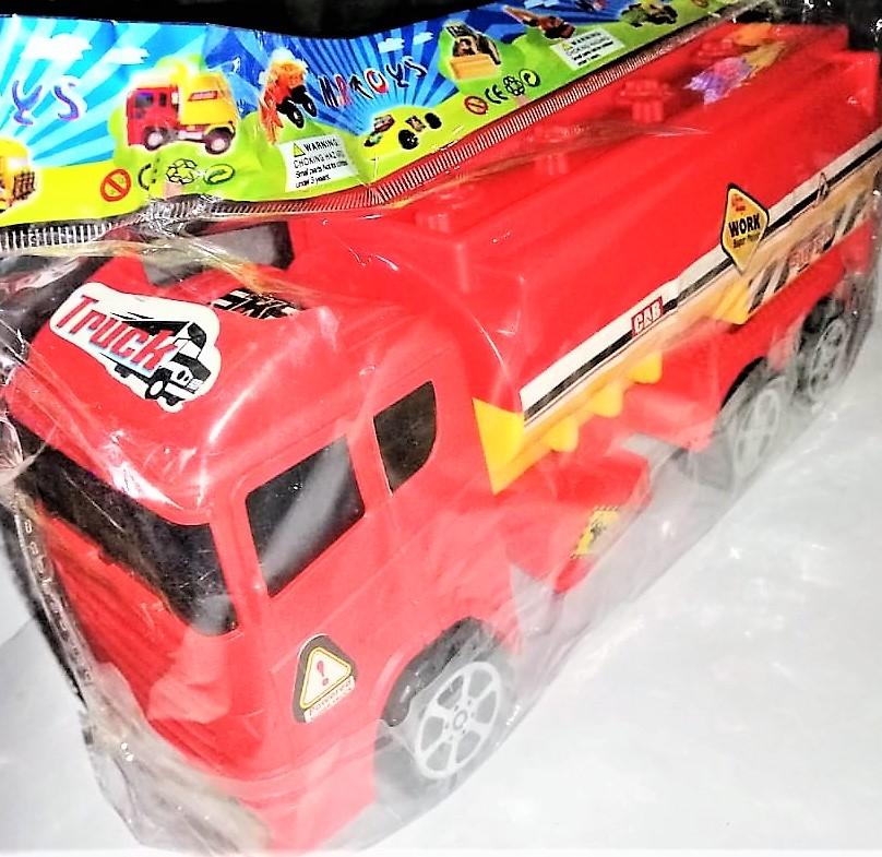 Truck Fuel Tank Toy Model Diecast Metal Fire Engine Truck Toy Metal Fuel Tank