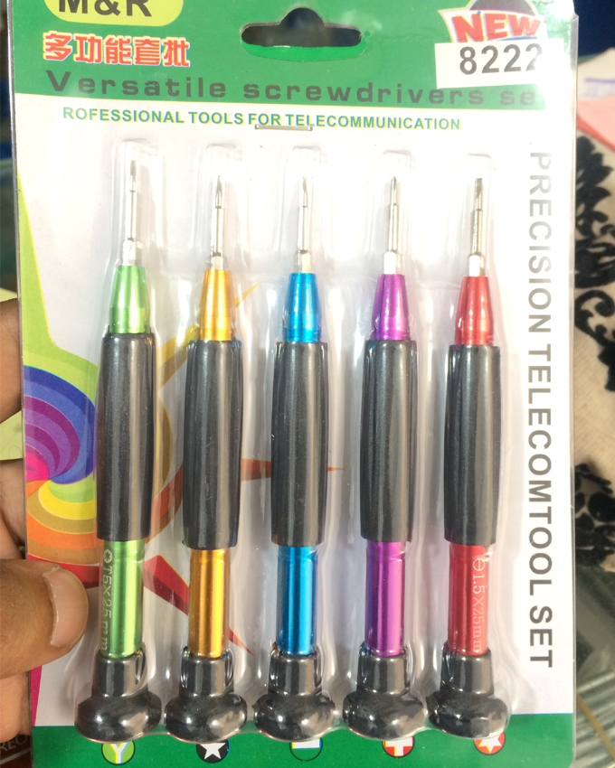 5 PCs Colorful Multifunction Disassemble Fix Tool Kit For Mobile Phone