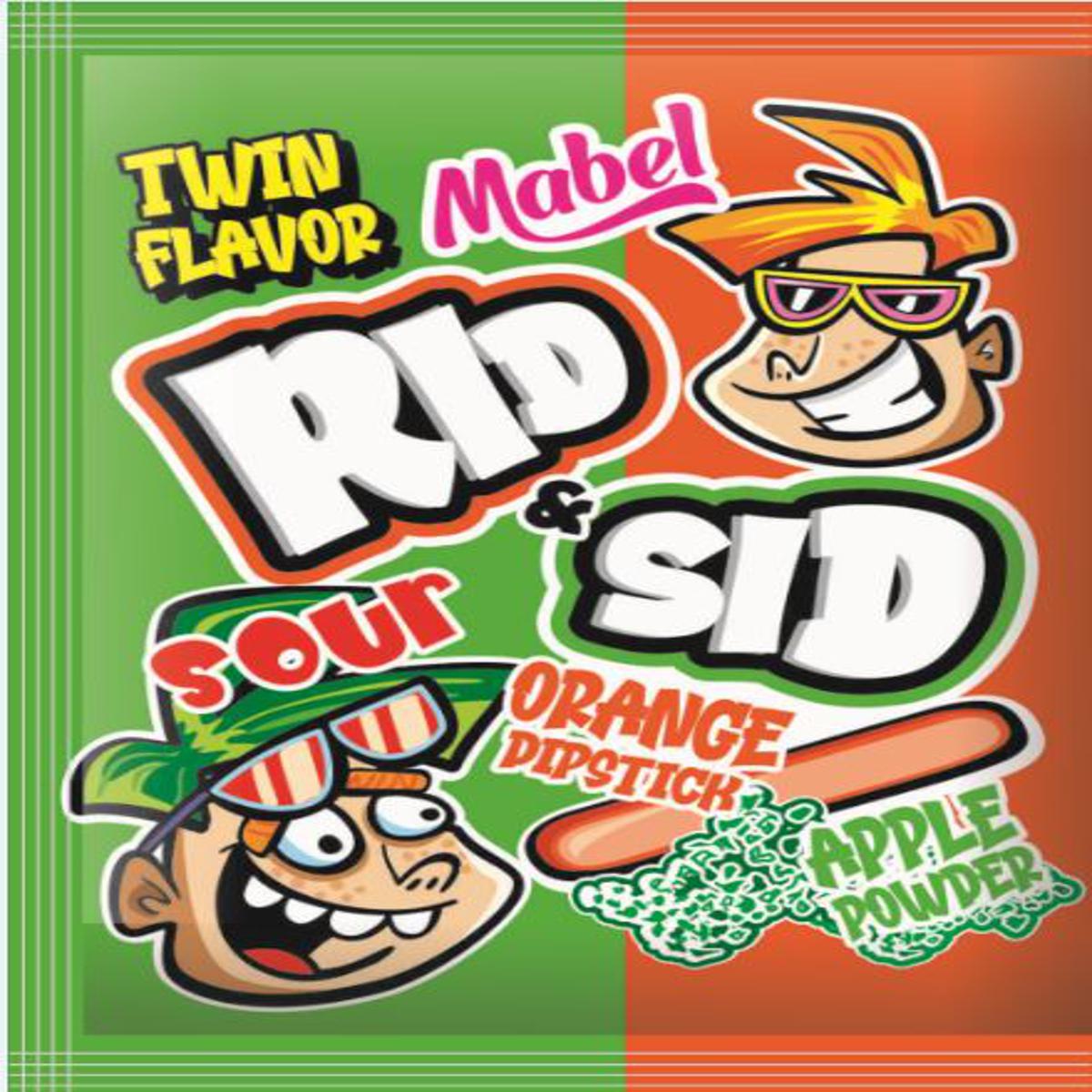 Mabel Rid & Sid Twin Flavor With Dipstick (24 Pieces)