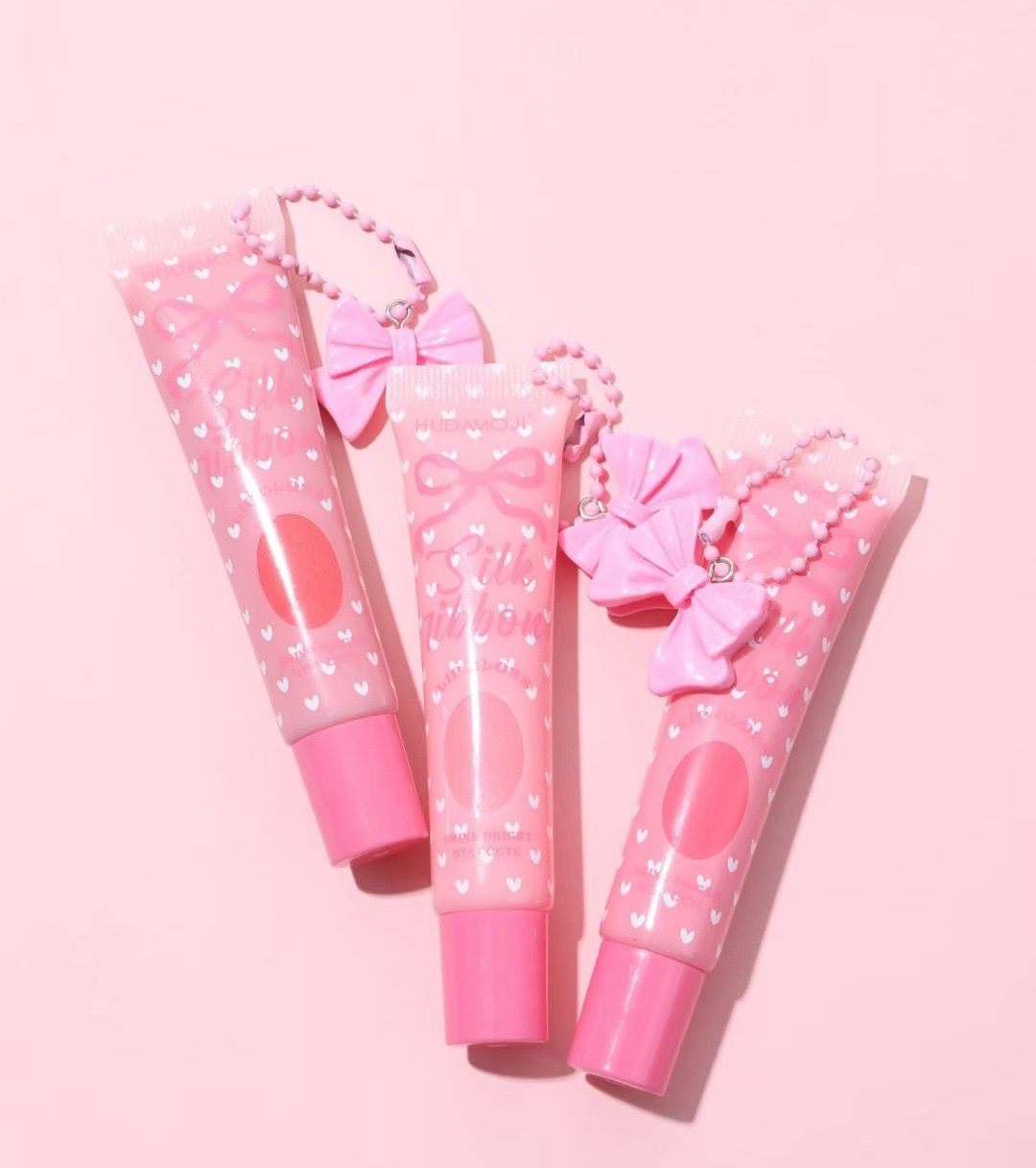 Lip Gloss Kit 6pcs – Ultra Shine Silk Ribbon Collection