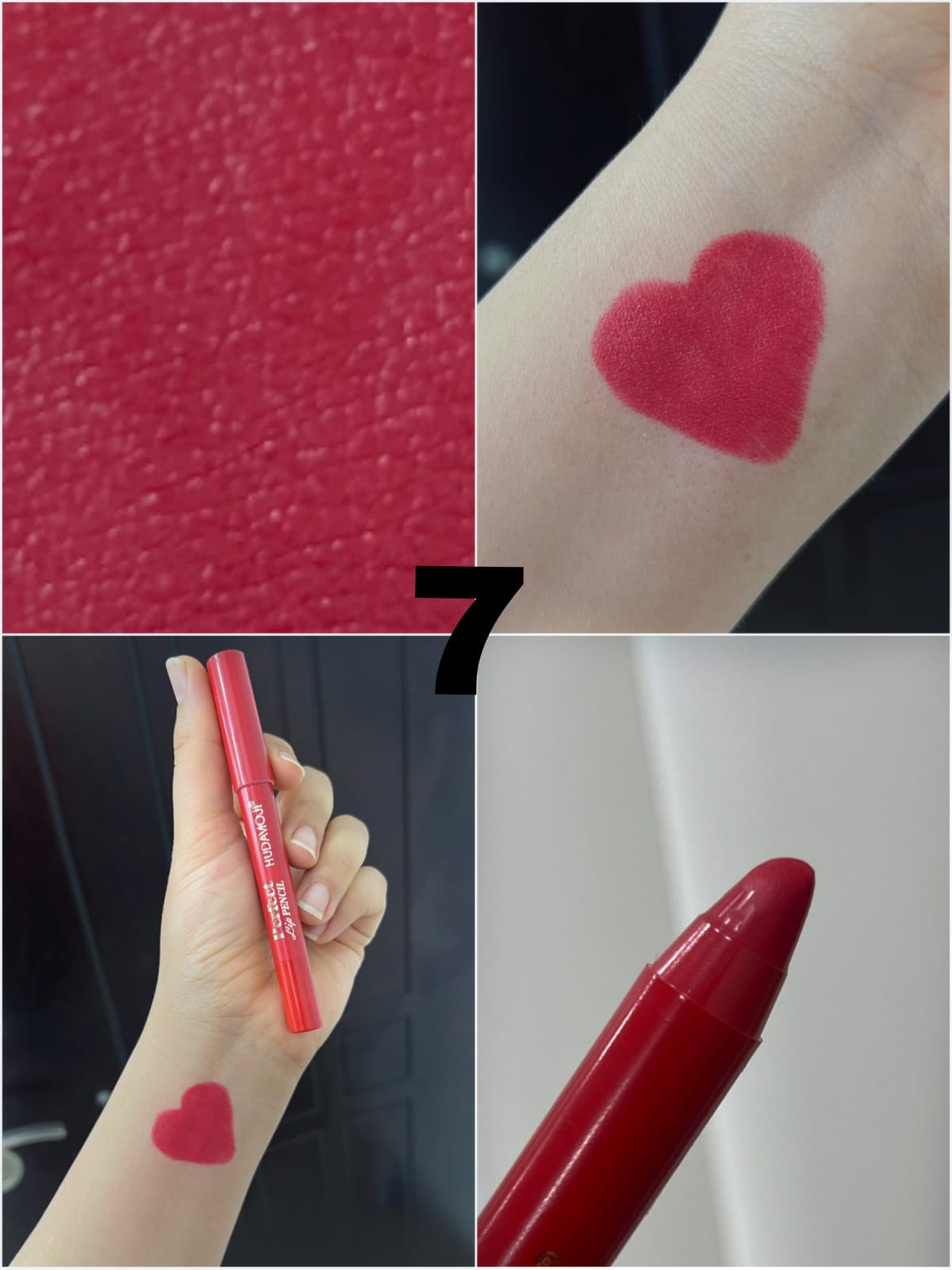 hudamoji Lip Pencil Crayon – Long Lasting, Smooth Application & Perfect Definition