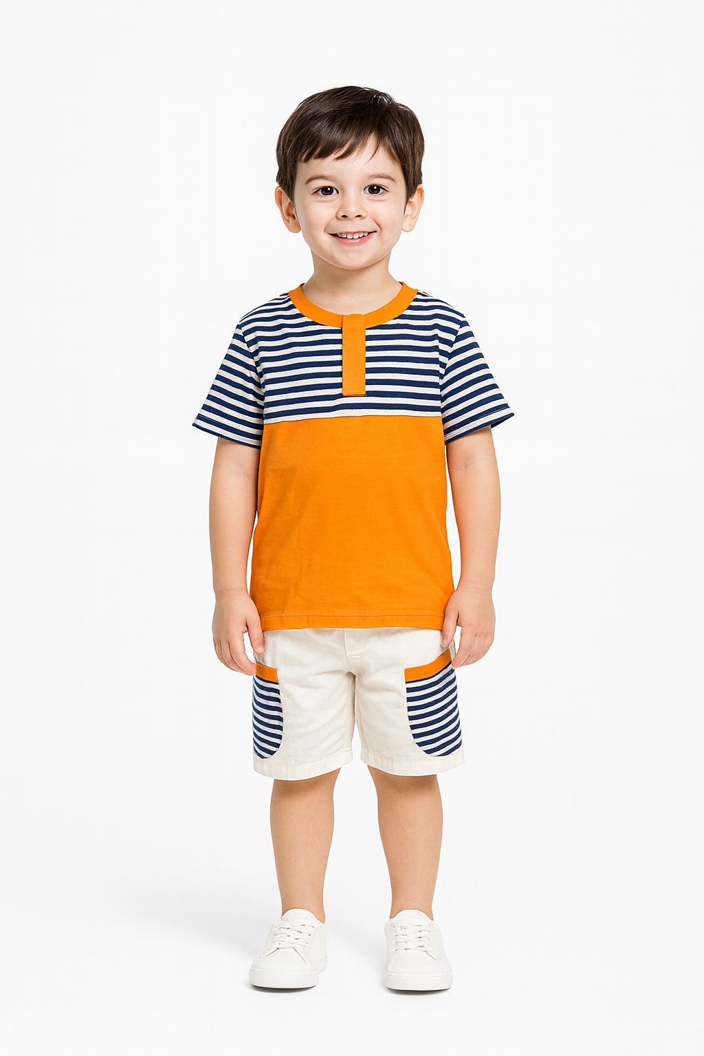 KID's Summer Suit Striped Shirt and Trouser for Boys