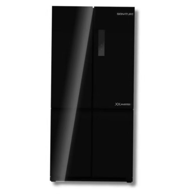 Signature French Door Inverter Refrigerator FD85G No Frost 20 Cubic Feet and Glossy Black Finish